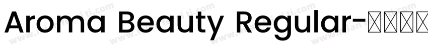 Aroma Beauty Regular字体转换